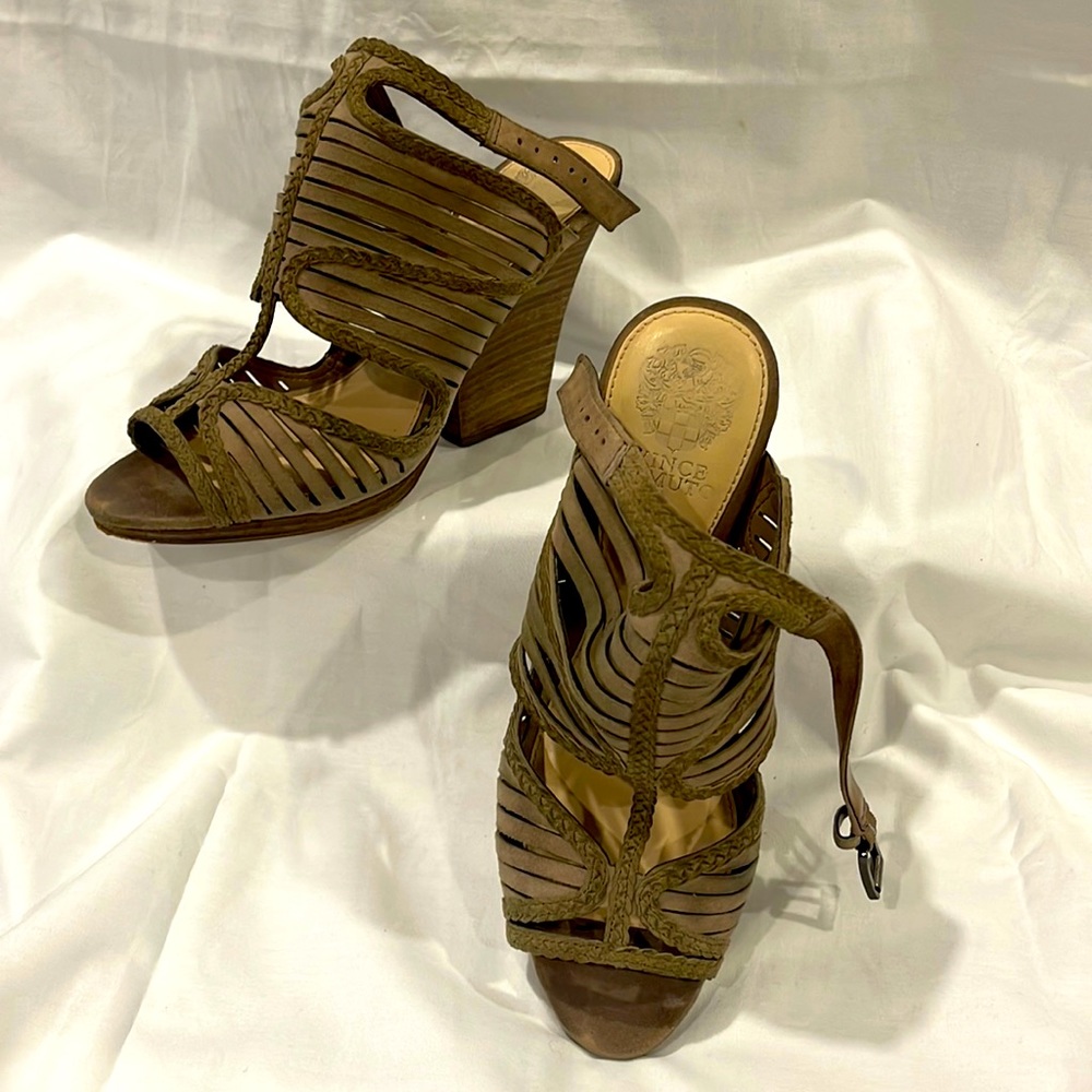 Vince Camuto suede, strappy sandals